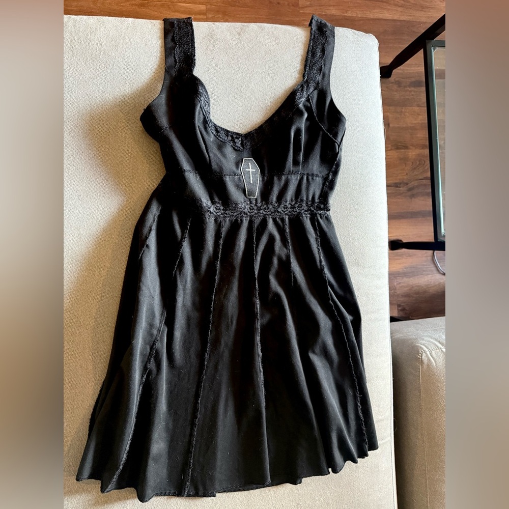 Black Shrine Hollywood coffin dress